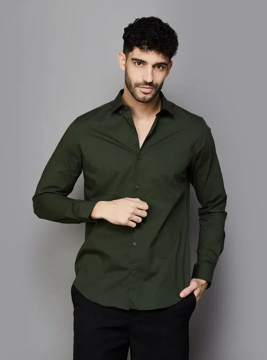 Men dirtleaf colour shirt